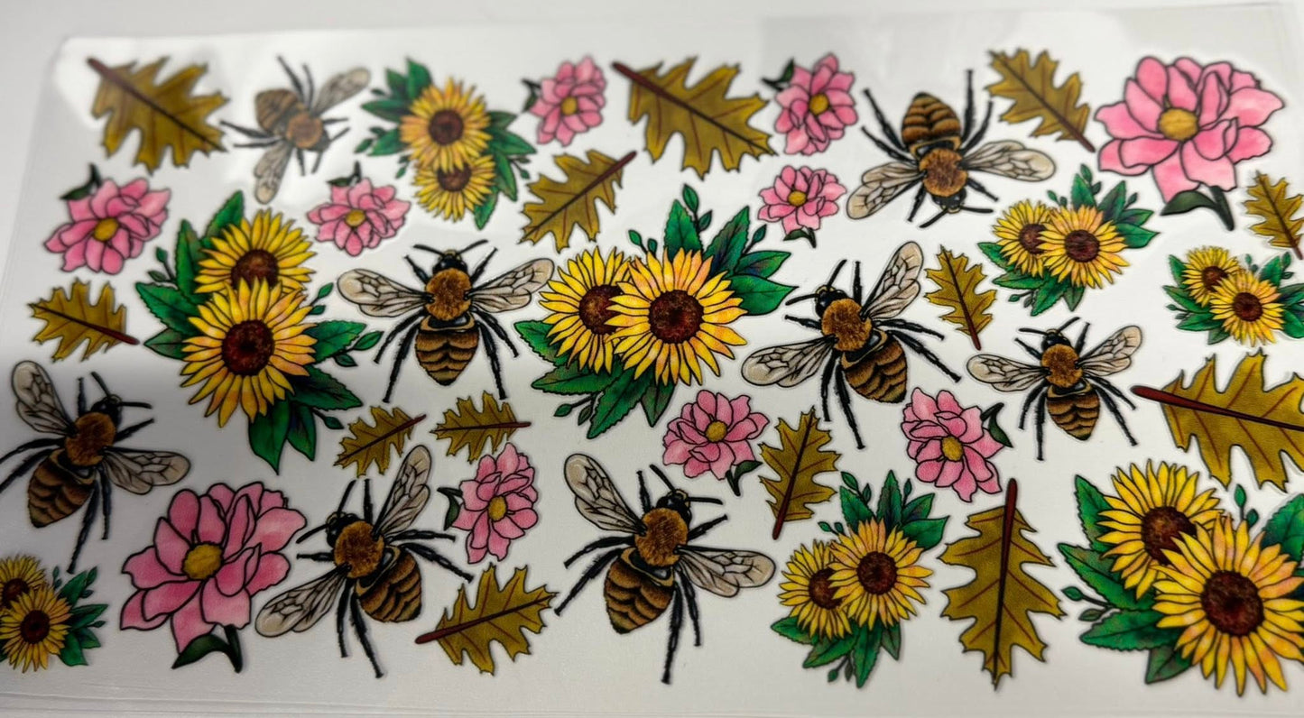 Bee flower Leaf wrap