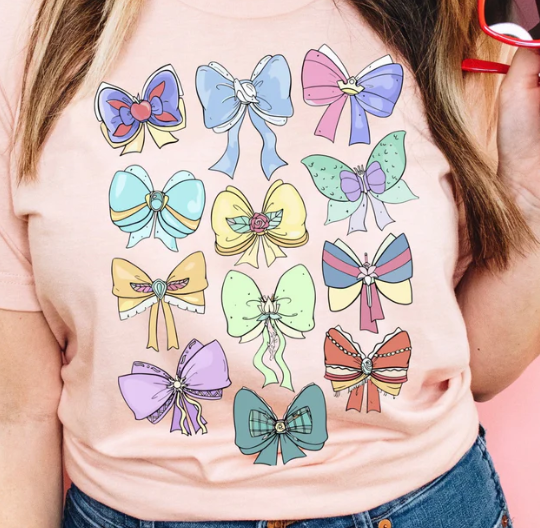 Princess Bows DTF