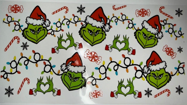 Green man lights heart wrap