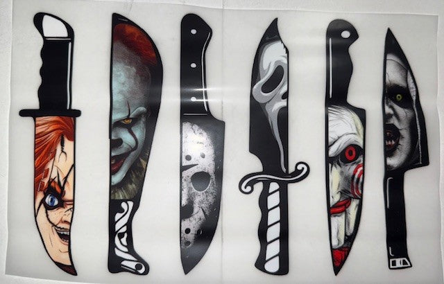 Halloween Knifes DTF