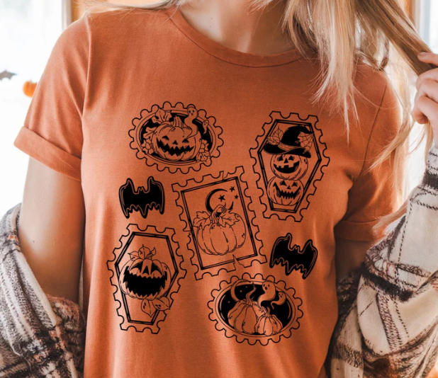 Pumpkin Stamps DTF