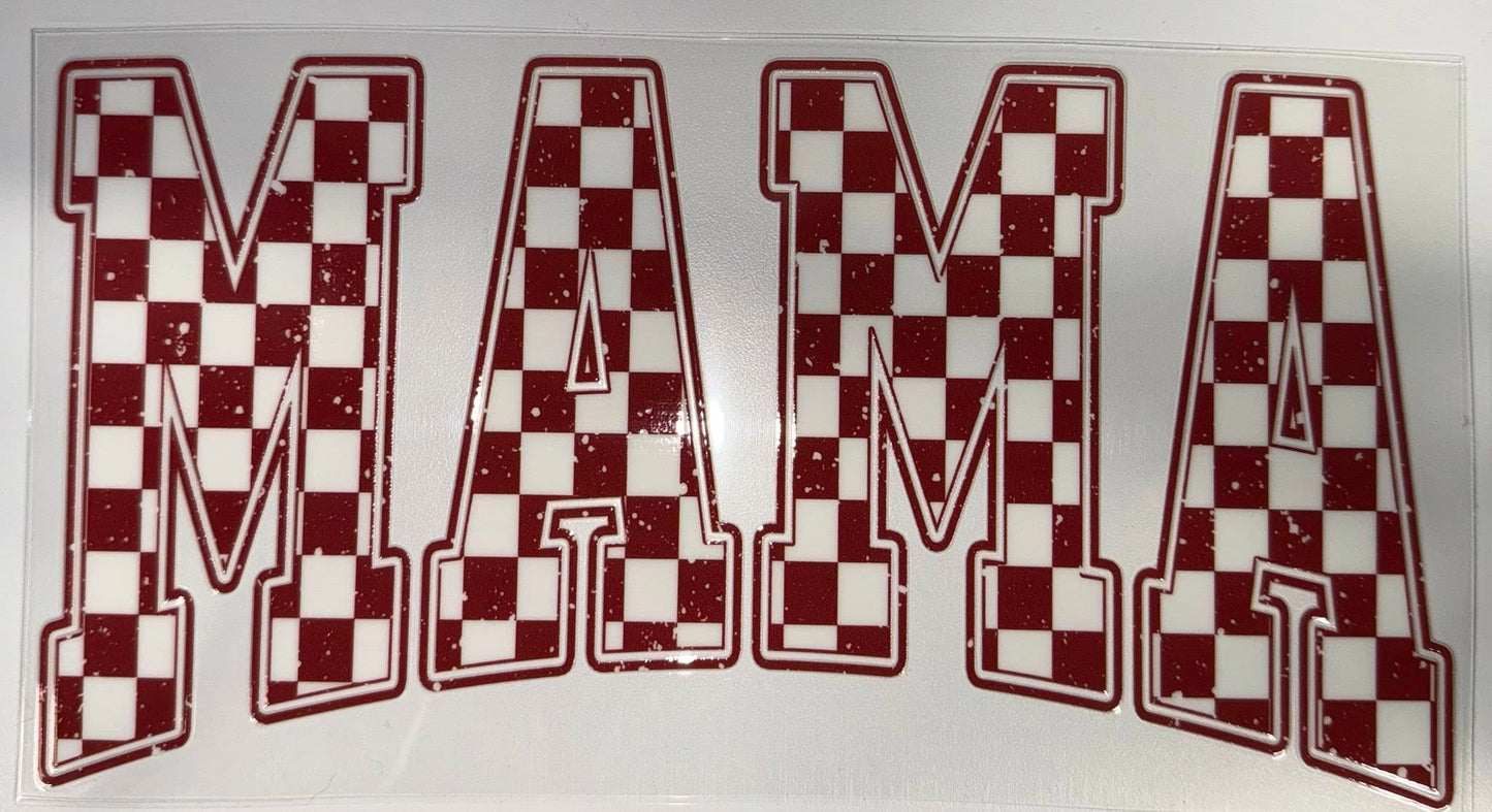 Checkered Mama wrap