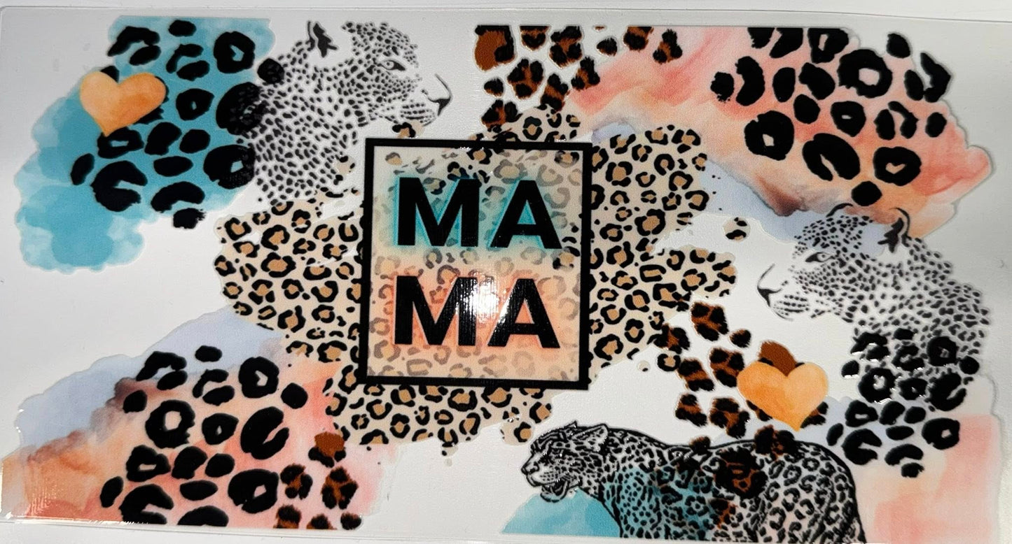 Cheetah Mama wrap