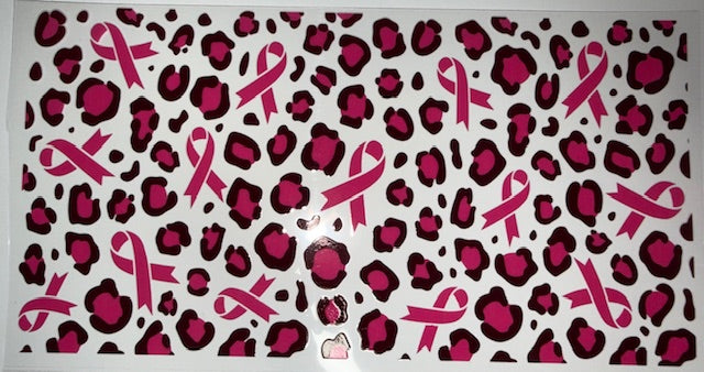 Pink Ribbon Cheetah wrap