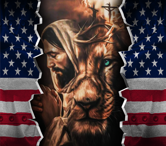 Jesus Lion Flag Wrap