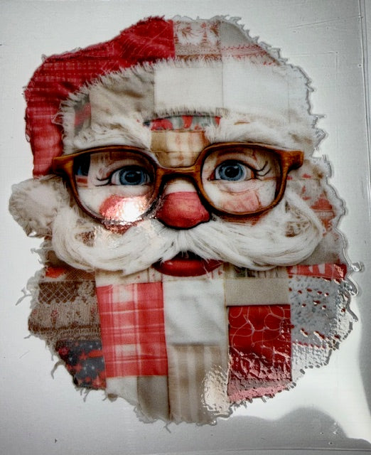 Santa patch work 4-inch