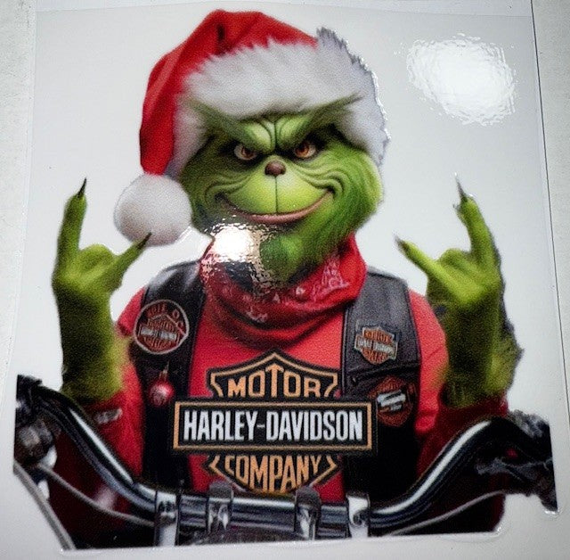 Green man Harley 4-inch