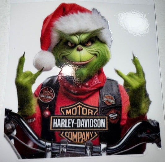 Green man Harley 4-inch