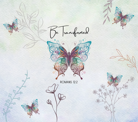 Butterfly Roman 12:2 Wrap