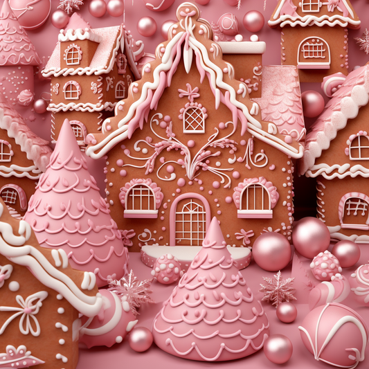 Pink Gingerbread Wrap