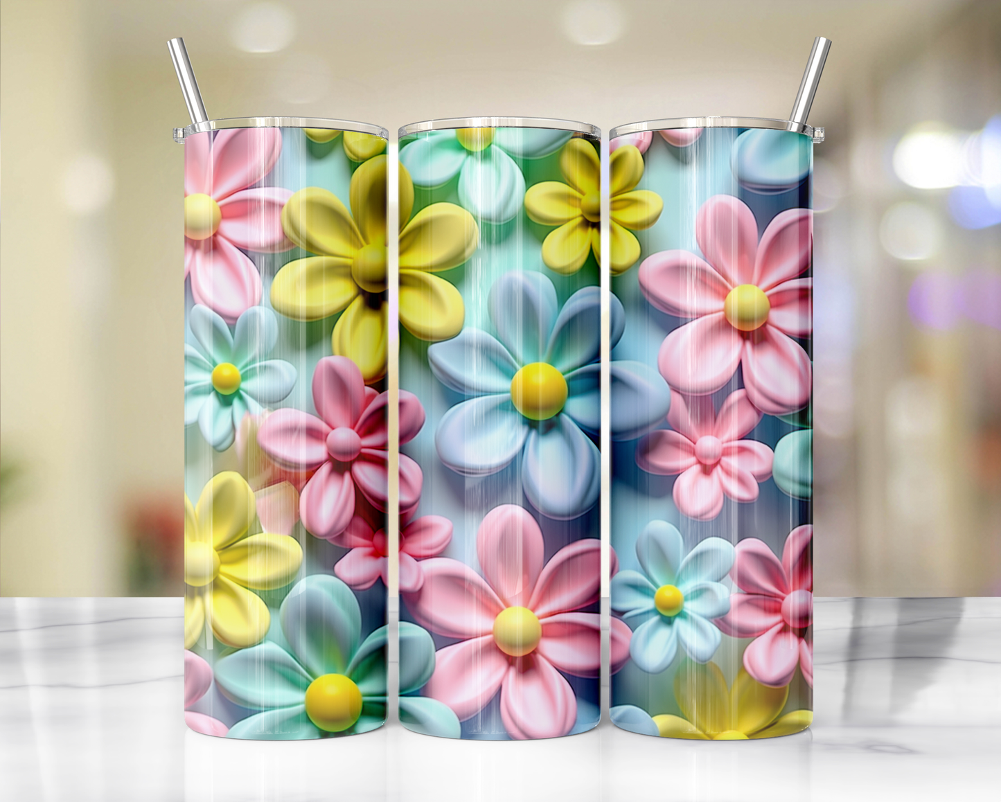 3d Flower 4