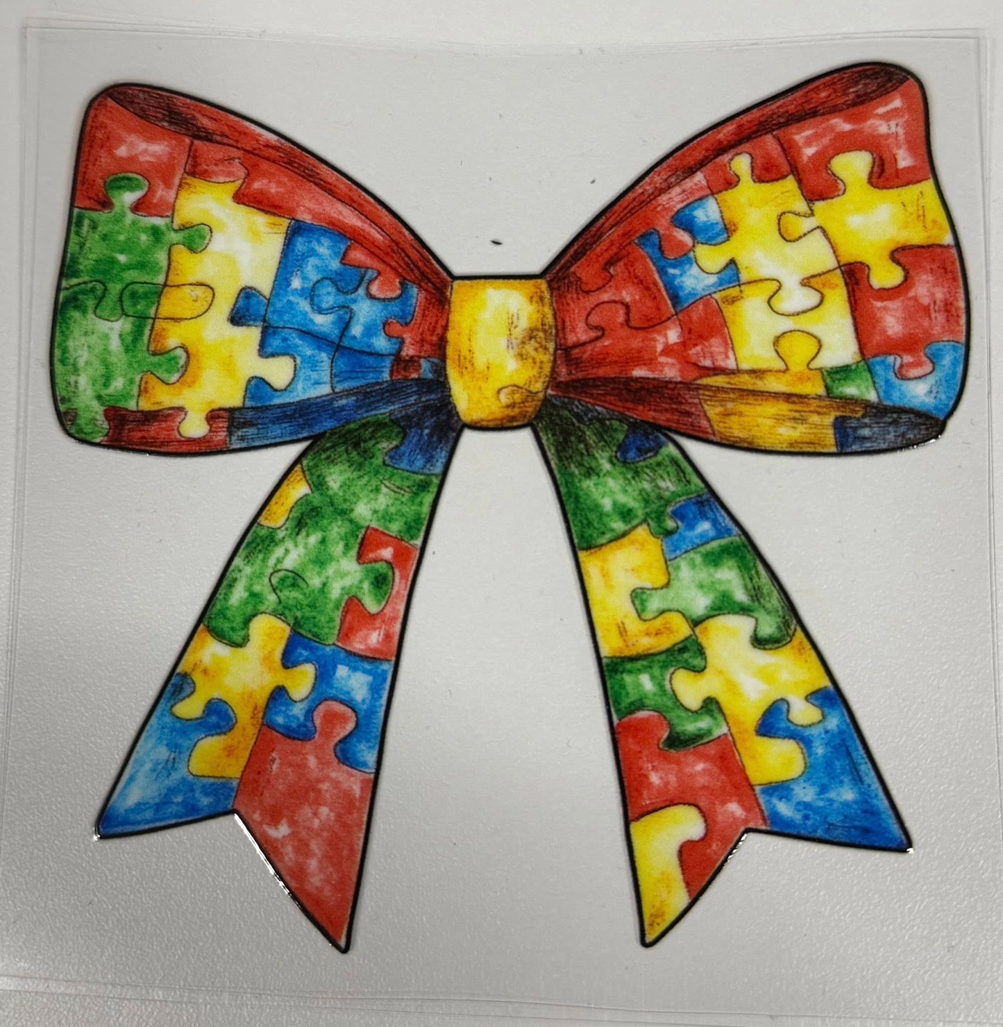 Autism Ribbon 4-inch
