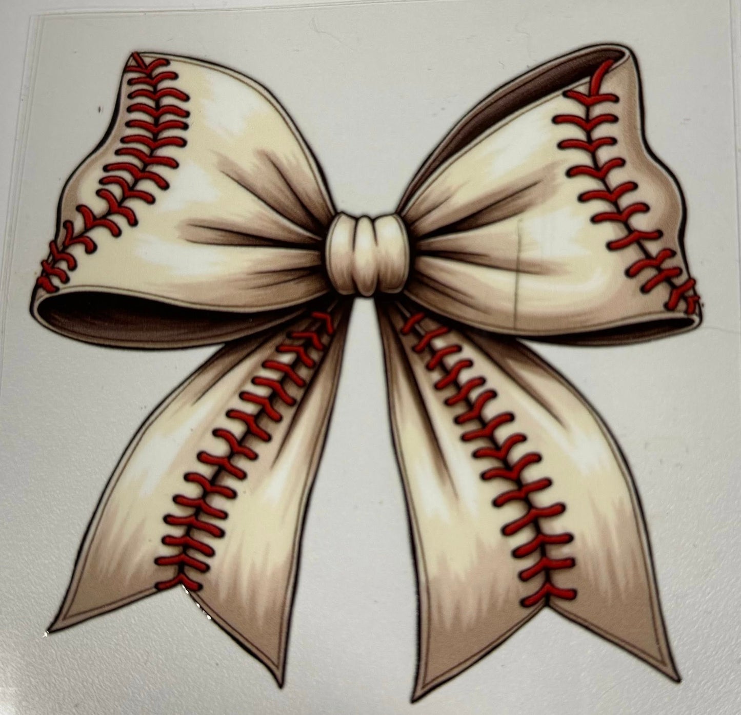 Baseball Bow 4-inch