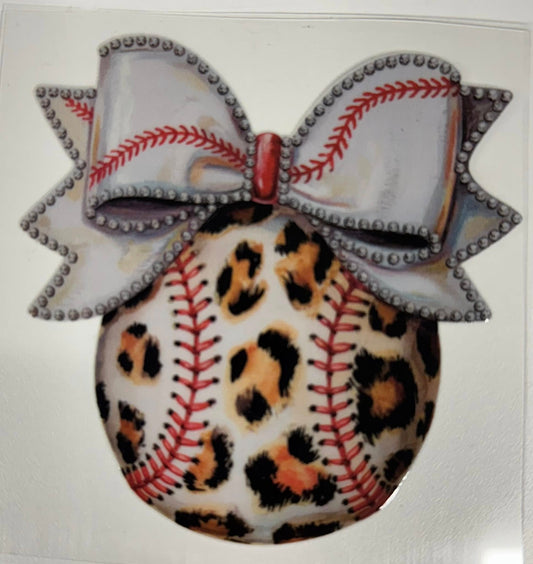 Baseball with Bow 4-inch