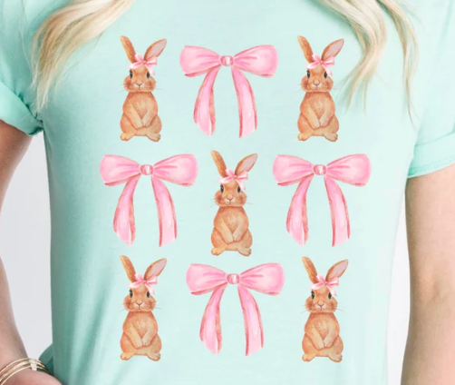 Bunnies and Bows DTF
