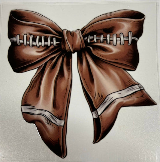 Football Bow 4-inch