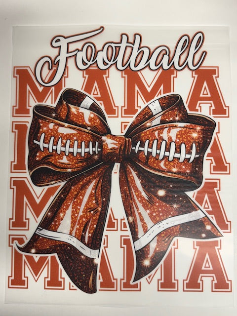 Football Mama Bow DTF