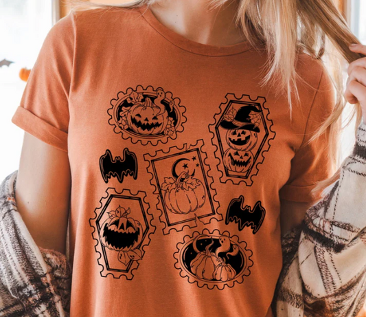 Pumpkin Stamps DTF