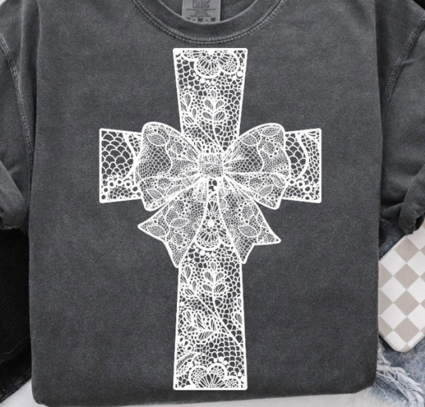 Lace Cross DTF