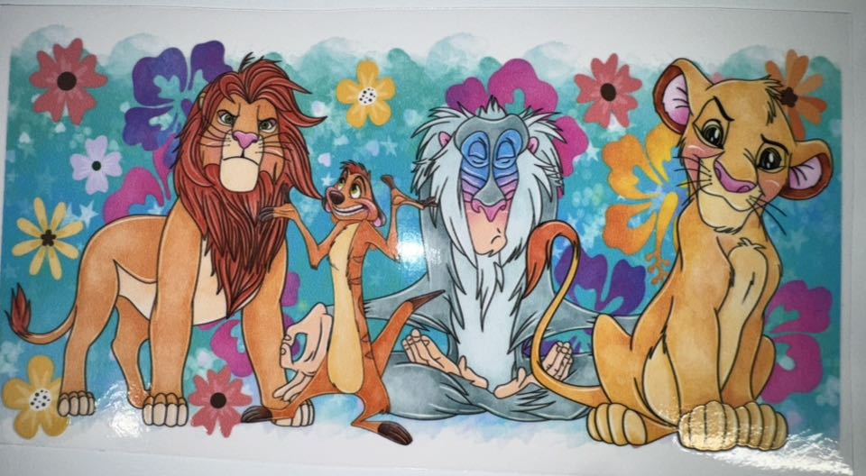 Lion flower wrap