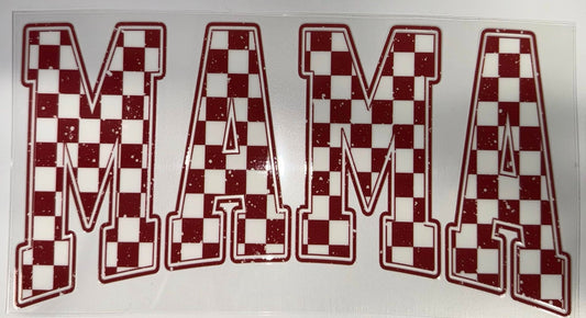 Checkered Mama wrap