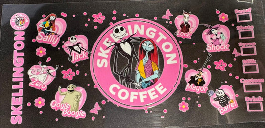 Skellington coffee wrap