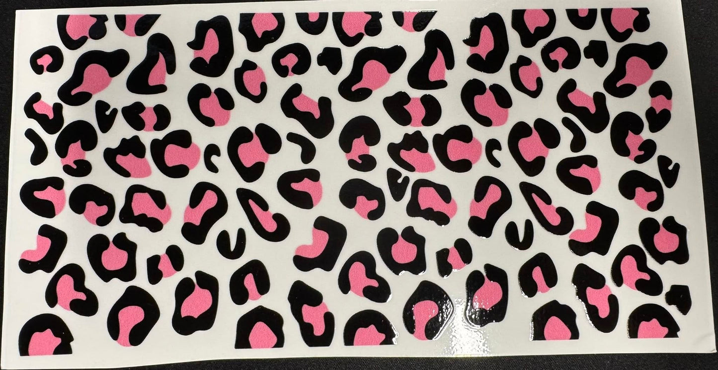 Pink Cheetah print wrap