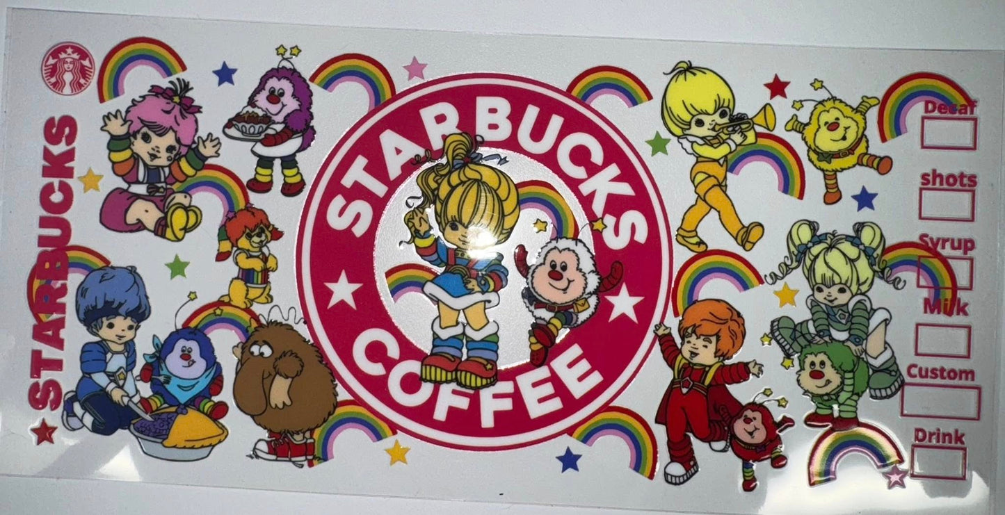 Rainbow Coffee wrap