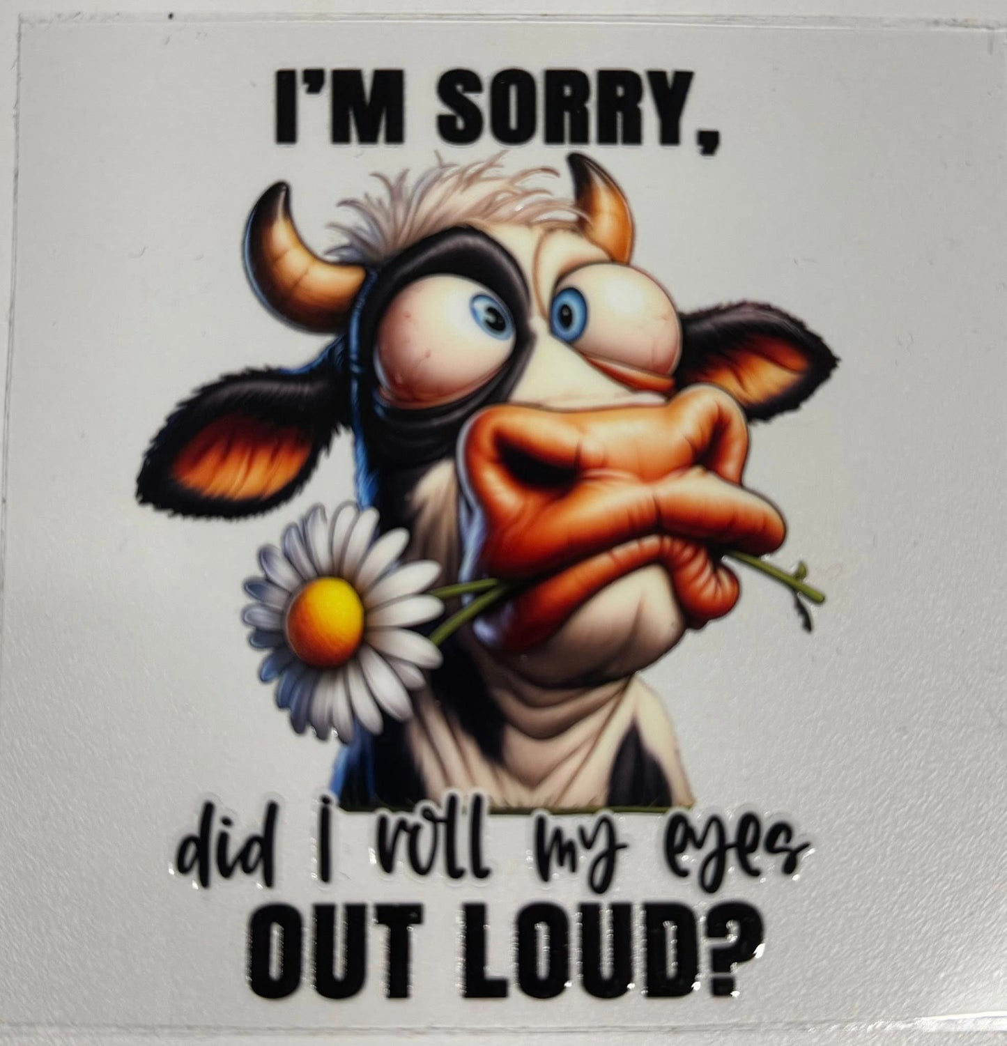 I’m sorry Cow 4-inch