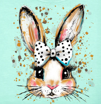 Splatter Bunny DTF