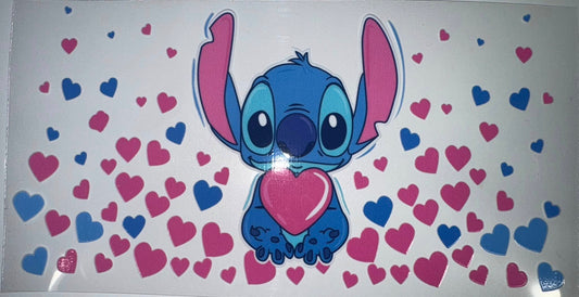 Stitch heart wrap