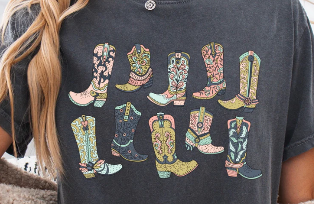 Cowboy Boots DTF